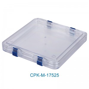 Good quality Clear Plastic Membrane Boxes -
 17.5X17.5X2.5cm Professional Manufacturer High-Elastic Membrane Box Chip Storage Box CPK-M-17525 – CrysPack