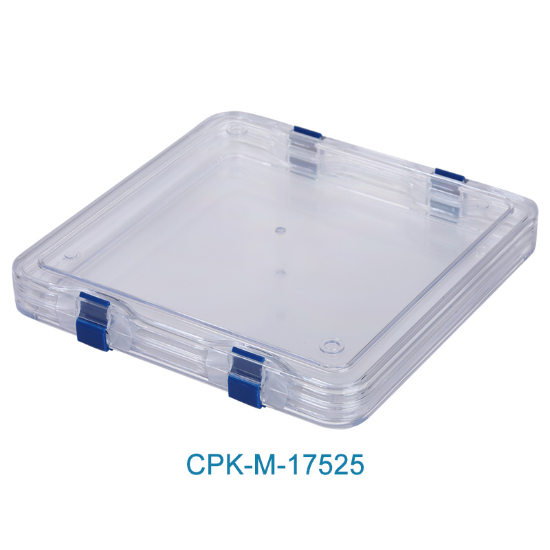 High Quality Clear Transparent Suspension Membrane Denture Box -
 17.5X17.5X2.5cm Professional Manufacturer High-Elastic Membrane Box Chip Storage Box CPK-M-17525 – CrysPack