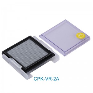 ກ່ອງບັນຈຸຍ່ອຍ Cryspack 2 ນິ້ວ, ກ່ອງພາດສະຕິກທີ່ມີການເຄືອບເຈນ CPK-VR-2A