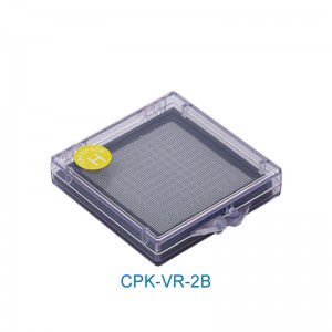 2 inç vakumlu serbest bırakma kendinden adsorpsiyonlu plastik kutu Çip silikon kutu Malzeme kutusu Saklama kutusu Bileşen saklama kutusu CPK-VR-2B