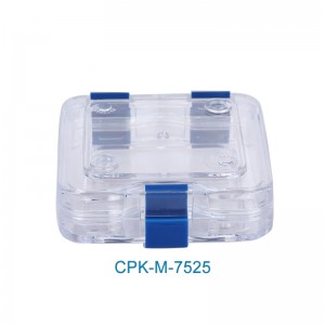 3D Suspension Transparent Plastic Dental Membrane Denture Box CPK-M-7525