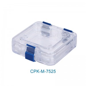 3D Suspension Transparent Plastic Dental Membrane Denture Box CPK-M-7525
