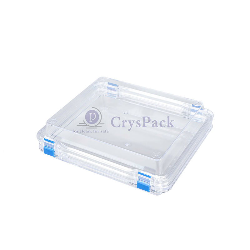 Manufacturer for Suspension Membrane Jewelry -
 Black or clear static Dissipative box with membrane CPK-M-17550C – CrysPack