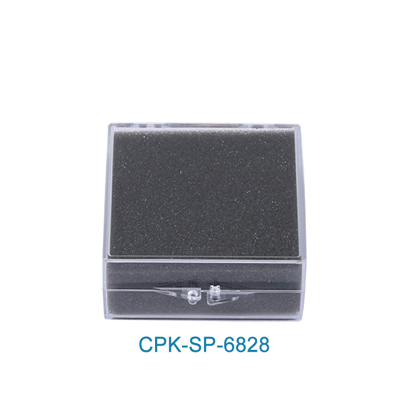 Hot New Products Sponge Packaging Box -
 CLEAR SQUARE PLASTIC CASE CPK-SP-6828 – CrysPack