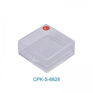 Clear Plastic Storage Containers with Lids Empty Hinged Boxes, Jewelry,  Craft Supplies, Flossers, Fishing CPK-S-6828