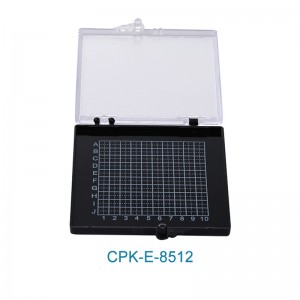 Прозрачный ящик для хранения, ящик для хранения прозрачных пластиковых бусин с откидной крышкой для мелких предметов CPK-E-8512