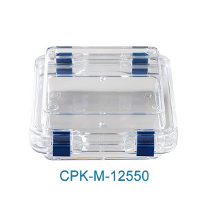 Plastikowe pudełko na biżuterię / chip elektroniczny / zegarek / pudełko do przechowywania pełnej protezy CPK-M-12550