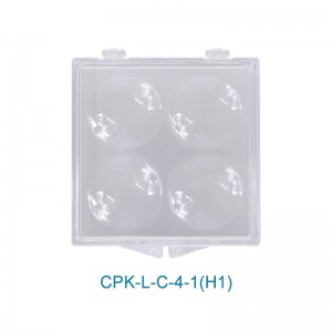 Optical Storage Box plastic box with customs inserts for holding accessoires packaging CPK-L-C-4-1(H1)