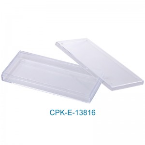 პლასტიკური გამჭვირვალე მძივების შესანახი კონტეინერების ყუთი მცირე ნივთების, მძივების, სამკაულების, სავიზიტო ბარათების შესაგროვებლად CPK-E-13816
