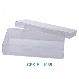 लहान वस्तू आणि इतर क्राफ्ट प्रोजेक्ट्ससाठी झाकण असलेले आयताकृती रिकामे प्लास्टिक स्टोरेज कंटेनर CPK-E-11038