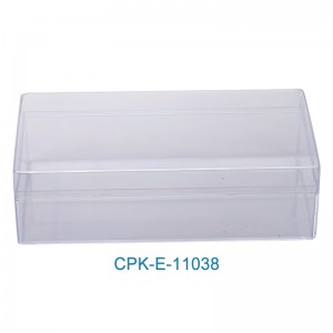 लहान वस्तू आणि इतर क्राफ्ट प्रोजेक्ट्ससाठी झाकण असलेले आयताकृती रिकामे प्लास्टिक स्टोरेज कंटेनर CPK-E-11038