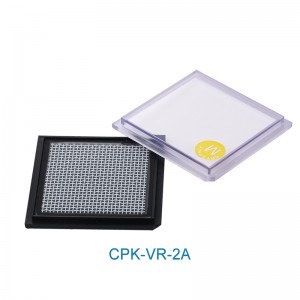 2インチCryspack基板キャリア、ゲルコーティングCPK-VR-2A付きプラスチックボックス