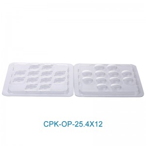 Custom Made Optical Packaging Plastic Blister box CPK-OP-25.4X12