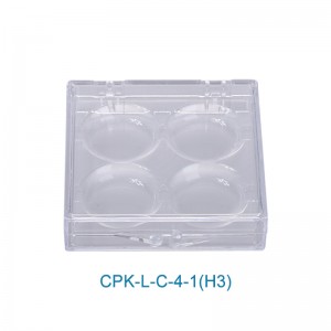 Custom Plastic Transparent Box with Optical Lens Storage Box CPK-L-C-4-1(H3)