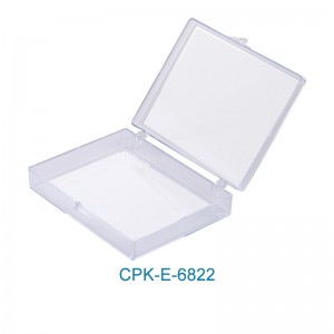 Zapakuj przezroczyste plastikowe pojemniki do przechowywania koralików Pudełko z pokrywką na zawiasach na koraliki, małe przedmioty, rękodzieło i nie tylko CPK-E-6822