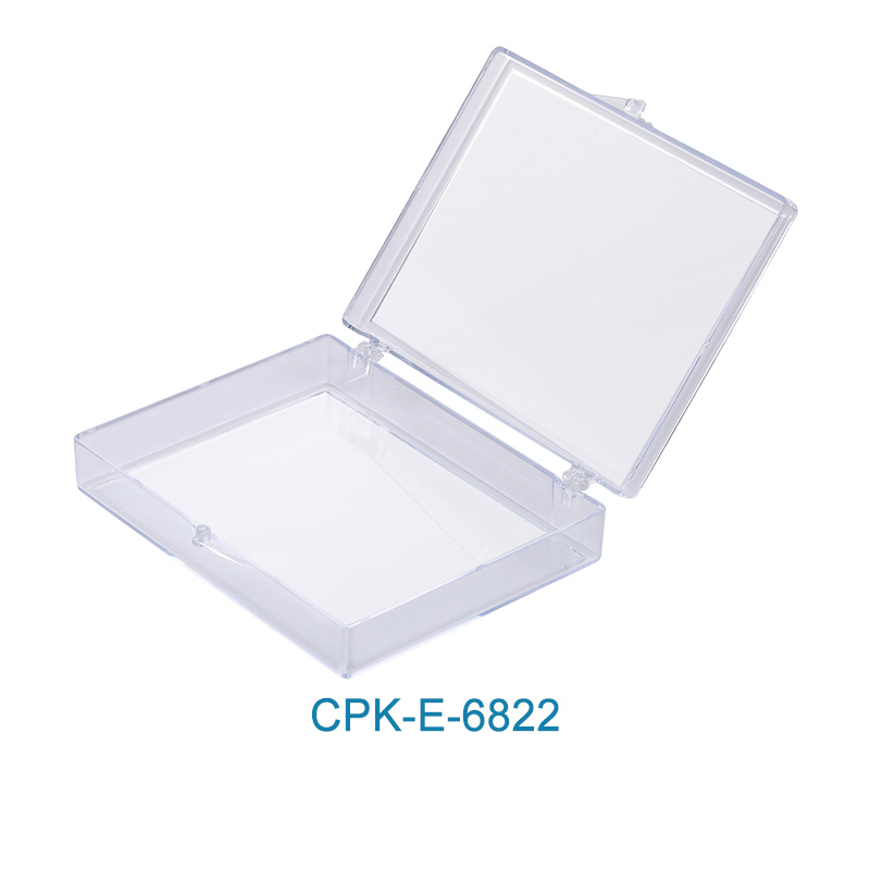 ビーズ、小物、工芸品などのためのヒンジ付き蓋付きの透明なプラスチックビーズ保管容器ボックスを梱包するCPK-E-6822