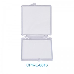 Custom Plastic Transparent Box with Button CPK-E-6816