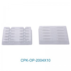 Manufacturers Customized Direct Selling Optical Fiber Splitter Blister Box ,Plastic Blister Box Product CPK-OP-2004X10