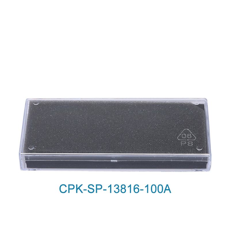 Transparent Mini Prism Collect Packing Box Optical Usage Sponge Boxes CPK-SP-13816-100A (1)