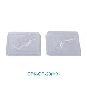 custom storage transparent Optical plastic box for package  CPK-OP-20(H3)